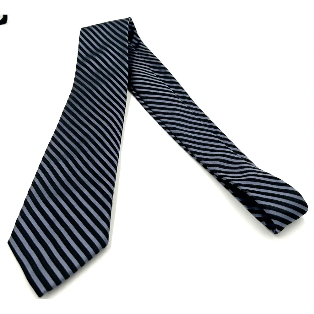 Bruno Piatelli 100% Silk Hand Made Men's Neck Tie Tonal Rib Blue 3.5W‎ x 60L NWT